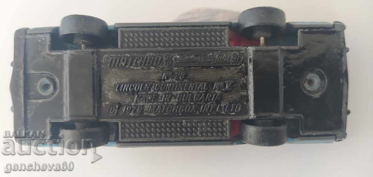 Livrarea MATCHBOX BULGARIA LINGOLN CONTINENTAL 28 /1979g
