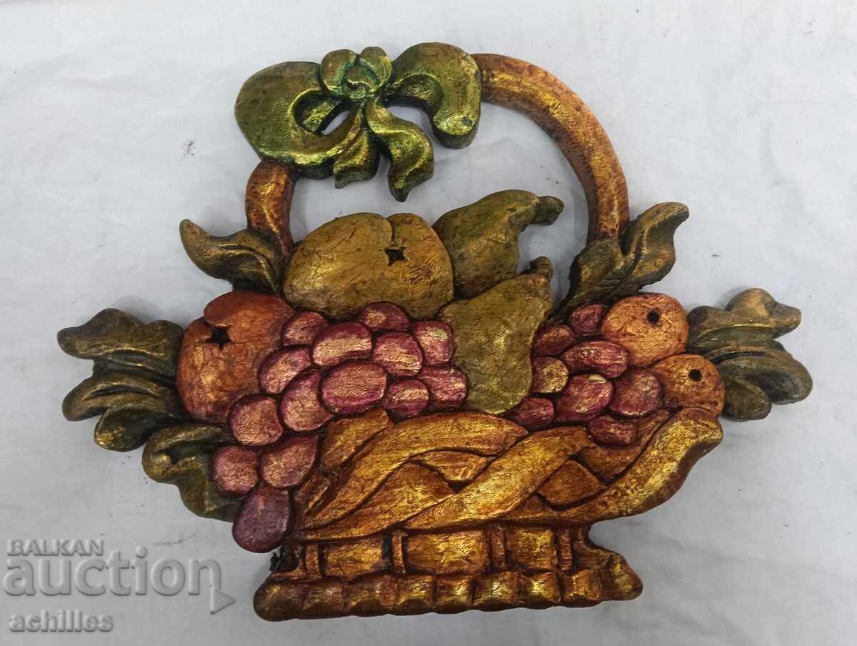 Sculptură în lemn cu aurire