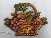 Ξυλόγλυπτο με επιχρύσωση