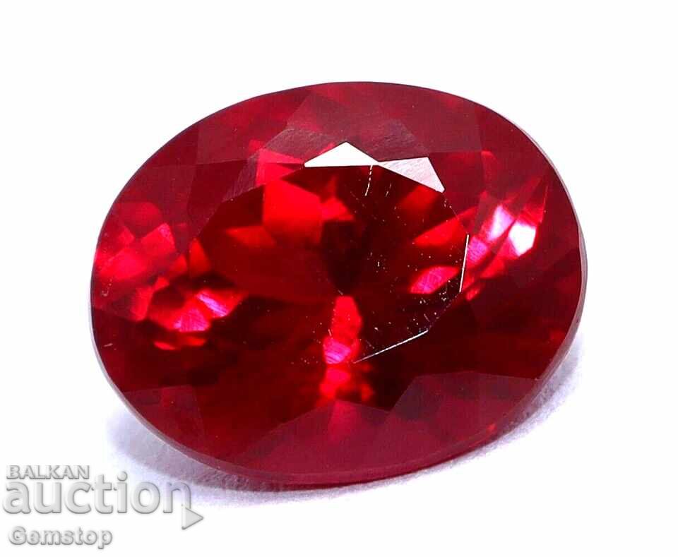 ΒΖΤ! 11.00 καράτια φυσικό ρουμπίνι οβάλ πιστοποιημένο EGL από 1ο!