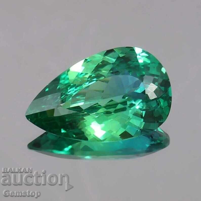 Auction  BZC! 11.78 ct Natural Pear Sapphire Cert. AGL from 1st!