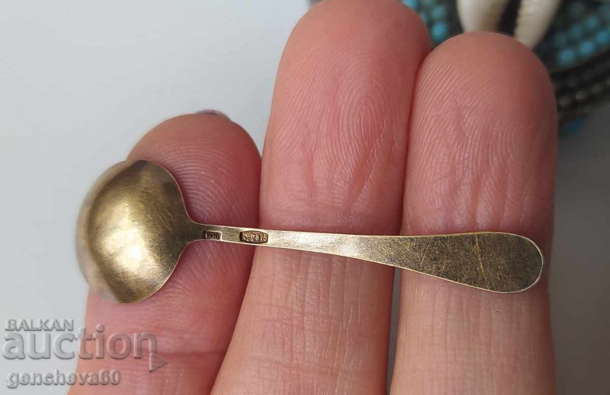 Delivery of Vintage Russian gold-plated spoon silver 875