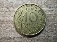 Franța - 10 centime (1967)