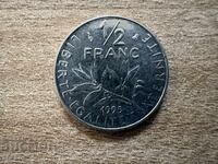 Franța - 1/2 franc (1995)