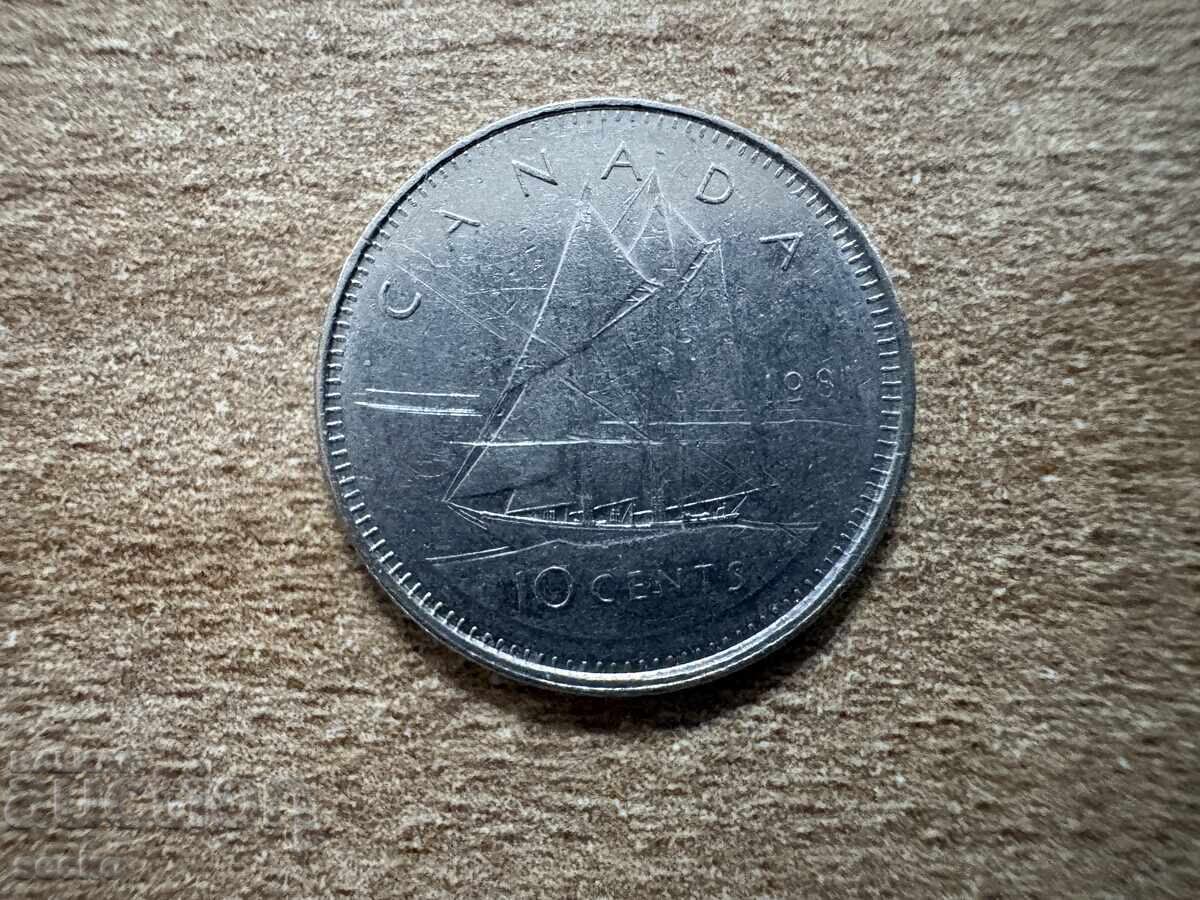 Canada - 10 cenți (1981)