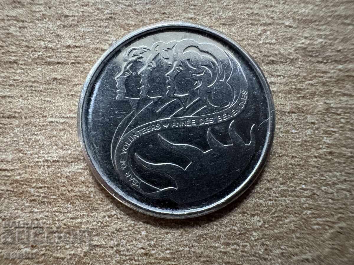 Canada - 10 cenți (2001) - Anul Internațional al cu preț € 0.50 | 0.98 BGN