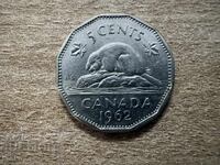 Canada - 5 cenți (1962)
