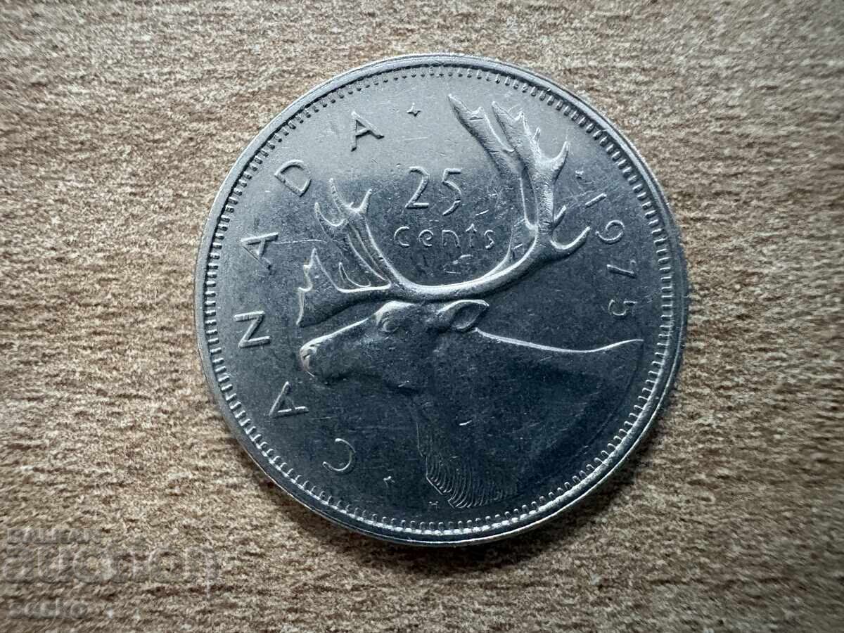 Canada - 25 cenți (1975)