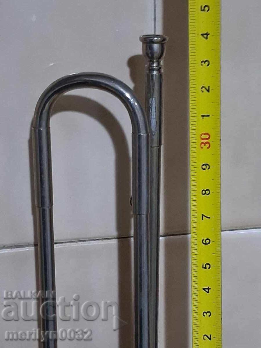 Licitație Instrument muzical de suflat trompetă AMATI mignon exponat publicitar mostră