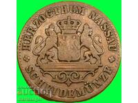 Nassau 1 Kreuzer 1859 Γερμανία