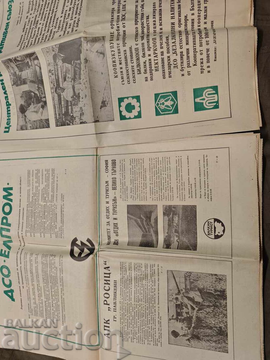 Вестник "Велико Търново януари 1977 с цена € 100.00 | 195.58 лв.