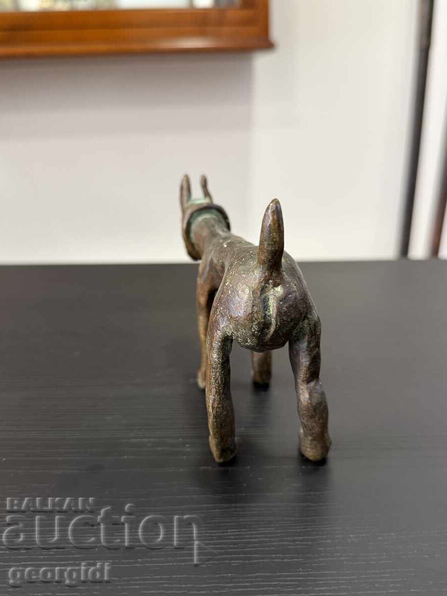 Αφρικανικό μπρούτζινο ειδώλιο σκύλου. Νο. 7922 - 5