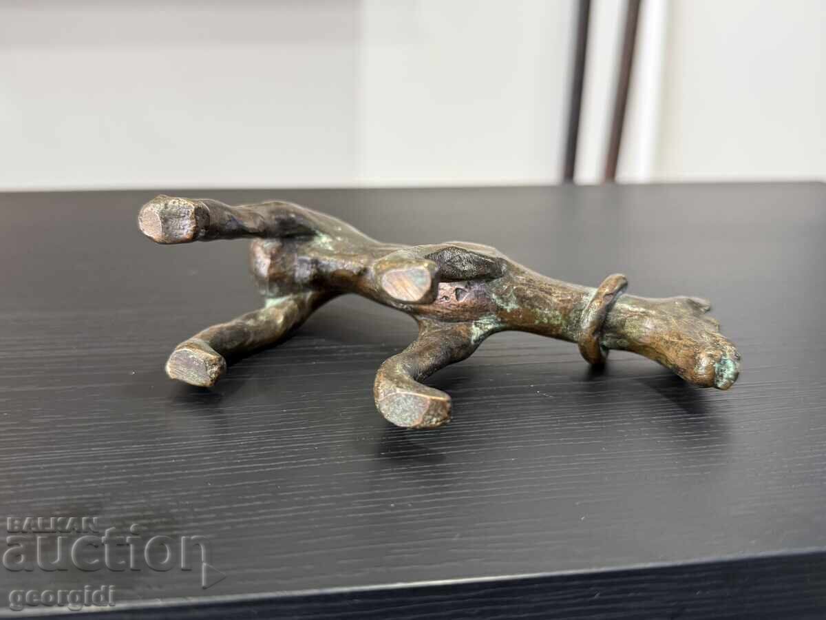 Αφρικανικό μπρούτζινο ειδώλιο σκύλου. Νο. 7922 - 7