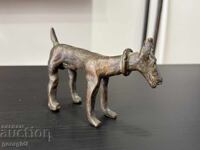 Африканска бронзова фигура на куче. №7922