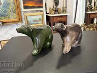 Δύο πέτρινες πολικές αρκούδες. Νο. 7923