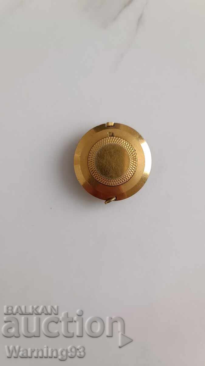 Ceas de damă placat cu aur - colier - CHAIKA - 17 rubine - №2 - 7