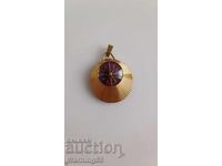 Gold-plated ladies' watch - necklace - SLAVA - 17 jewels - No. 5