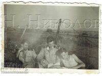 1956 МАЛКА СТАРА СНИМКА СОФИЯ ВОЕННИ В ПОЧИВКА Ж314
