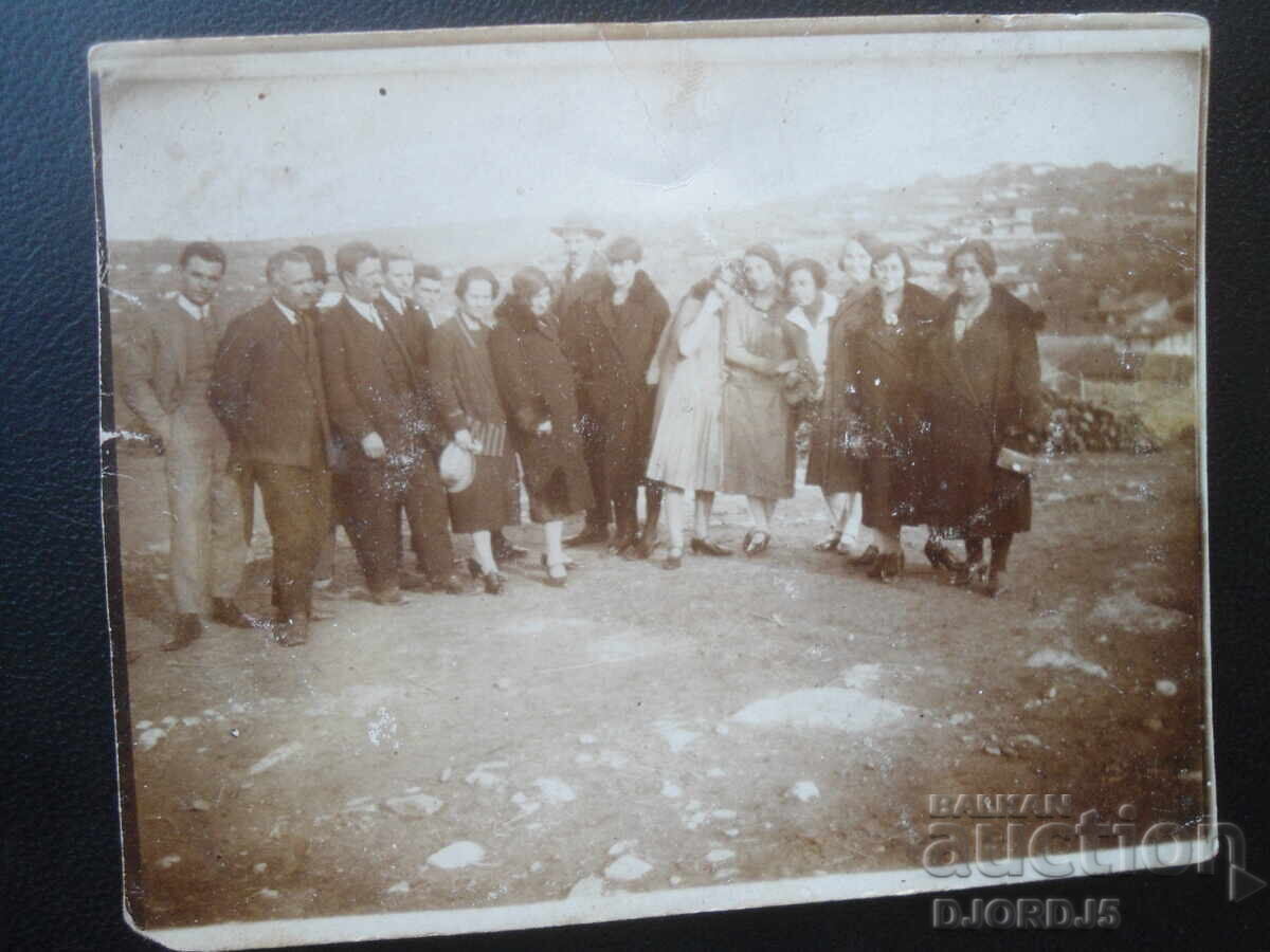 Παλιά φωτογραφία, 12.ΧII.1927, για τον σιδηροδρομικό σταθμό Γκόρνα Οριάχοβιτσα