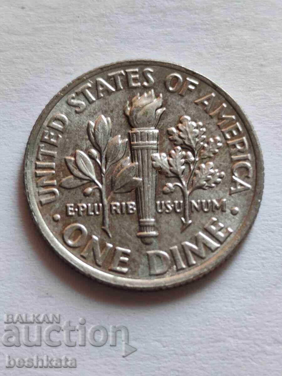 SUA - 1 dime (10 cenți) (2015) D cu preț € 0.15 | 0.29 BGN SUA - 1 dime (10 cenți) (2015) D cu preț € 0.15 | 0.29 BGN