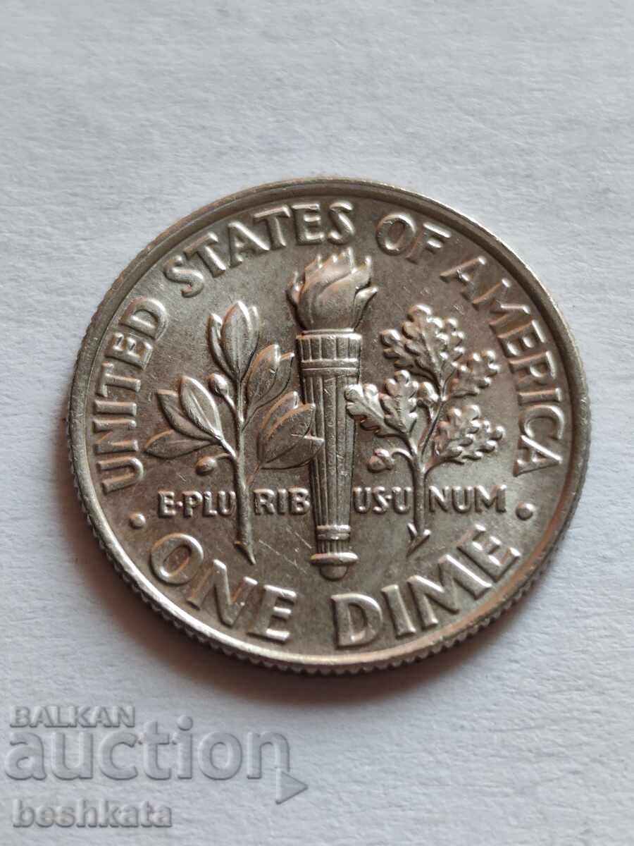 ΗΠΑ - 1 δίμε (10 σεντ) (2012) D με τιμή € 0.18 | 0.35 BGN