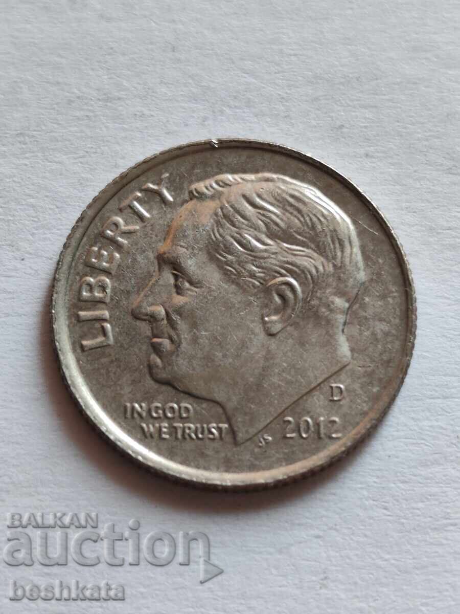 ΗΠΑ - 1 δίμε (10 σεντ) (2012) D