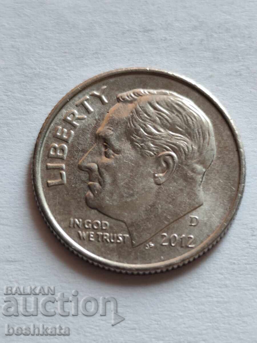 ΗΠΑ - 1 δίμε (10 σεντ) (2012) D