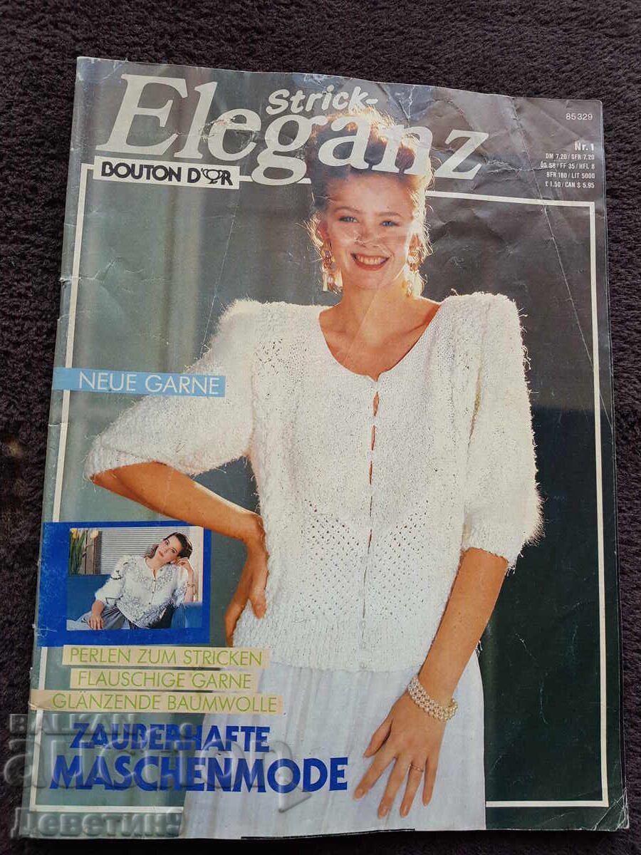 Revista "Strick Eleganz" - nr. 1, 1989