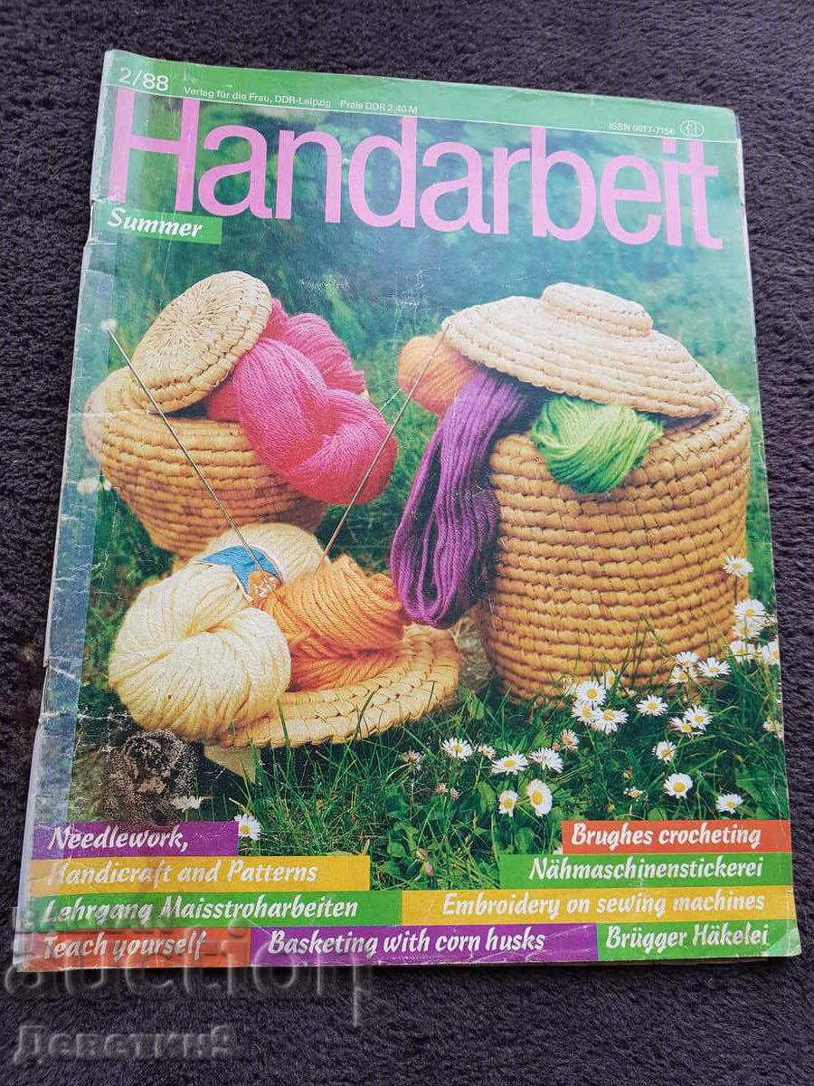 Revista "Handarbeit" - nr. 2, 1988