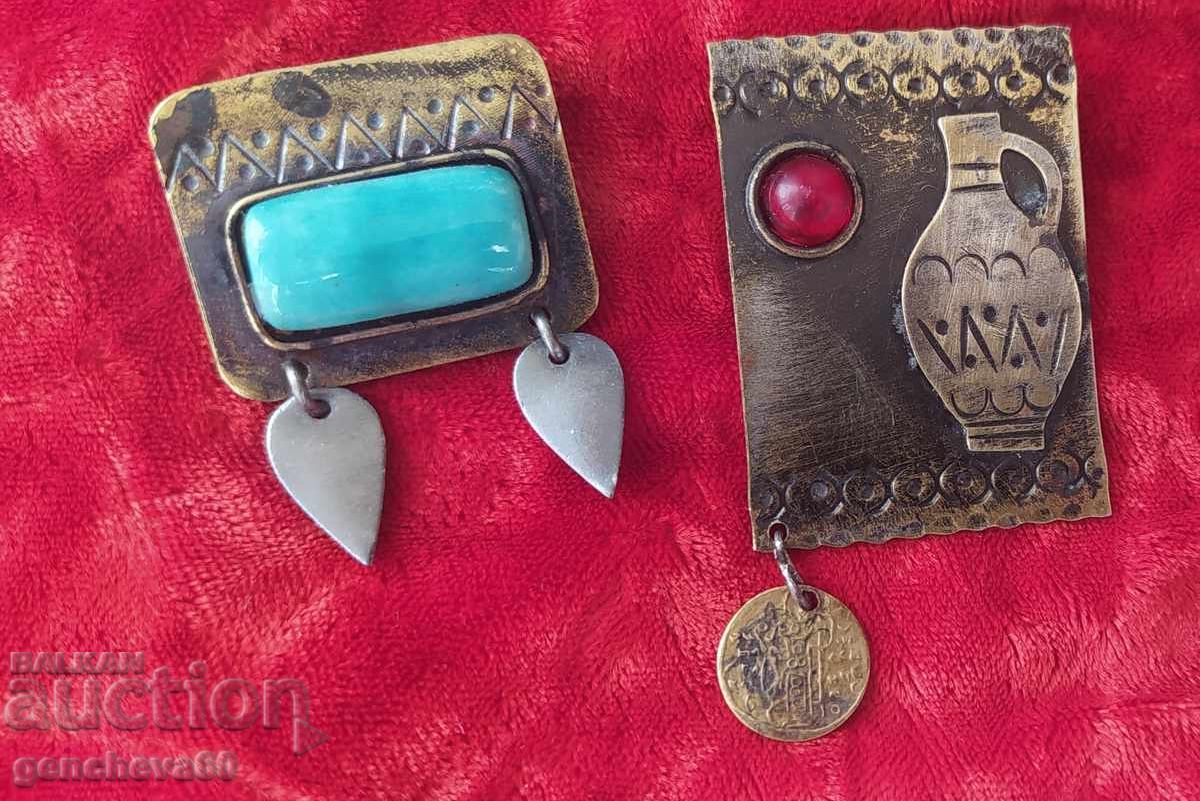 ЛОТ СТАРИ ЕТНО БРОШКИ - 7