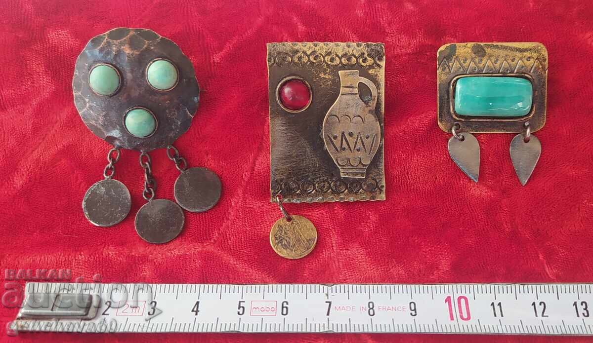 ЛОТ СТАРИ ЕТНО БРОШКИ