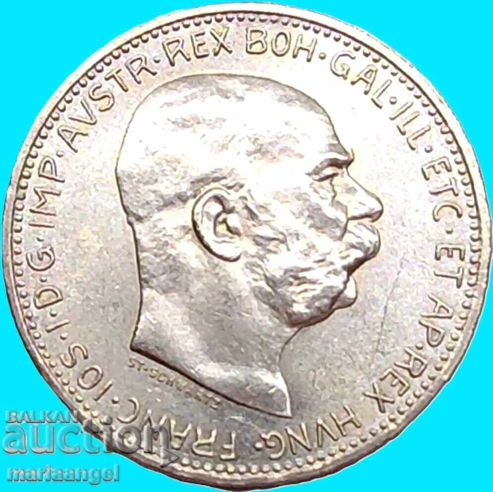 Austria 1 Krone 1915, fineness 835, weight 5g silver - 7 Austria 1 Krone 1915, fineness 835, weight 5g silver - 7