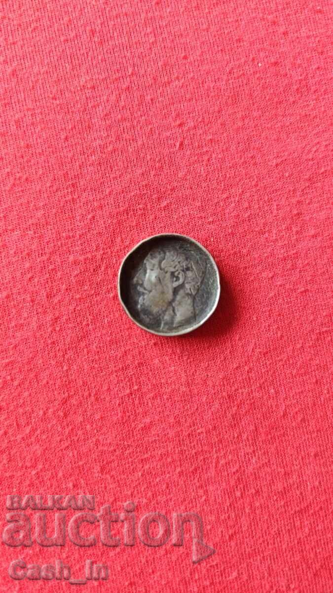 Сребърна монета 50 стотинки 1883 г. – Александър I Батемберг Сребърна монета 50 стотинки 1883 г. – Александър I Батемберг