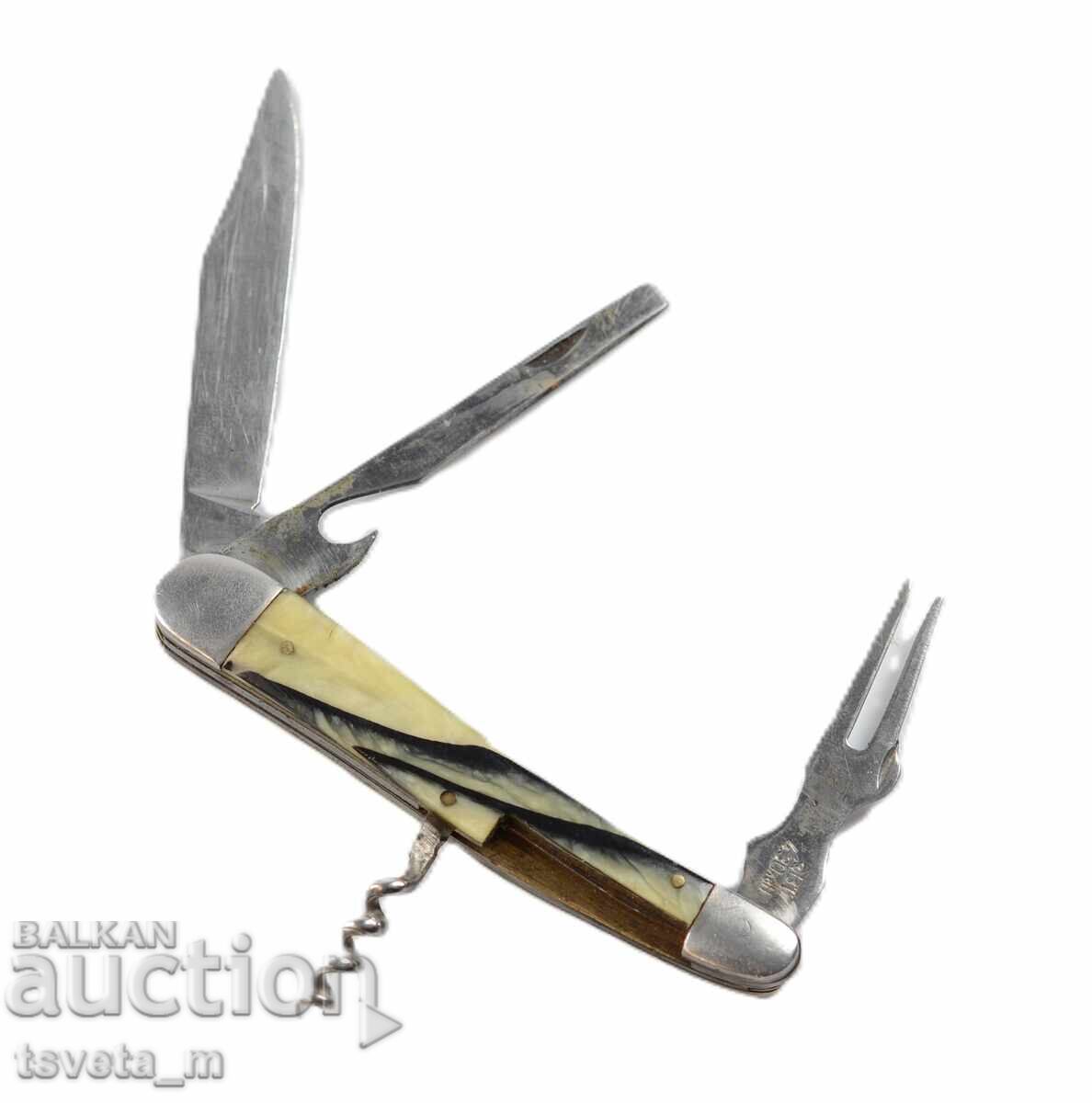 Παράδοση Μαχαίρι τσέπης με 4 εργαλεία Παράδοση Μαχαίρι τσέπης με 4 εργαλεία