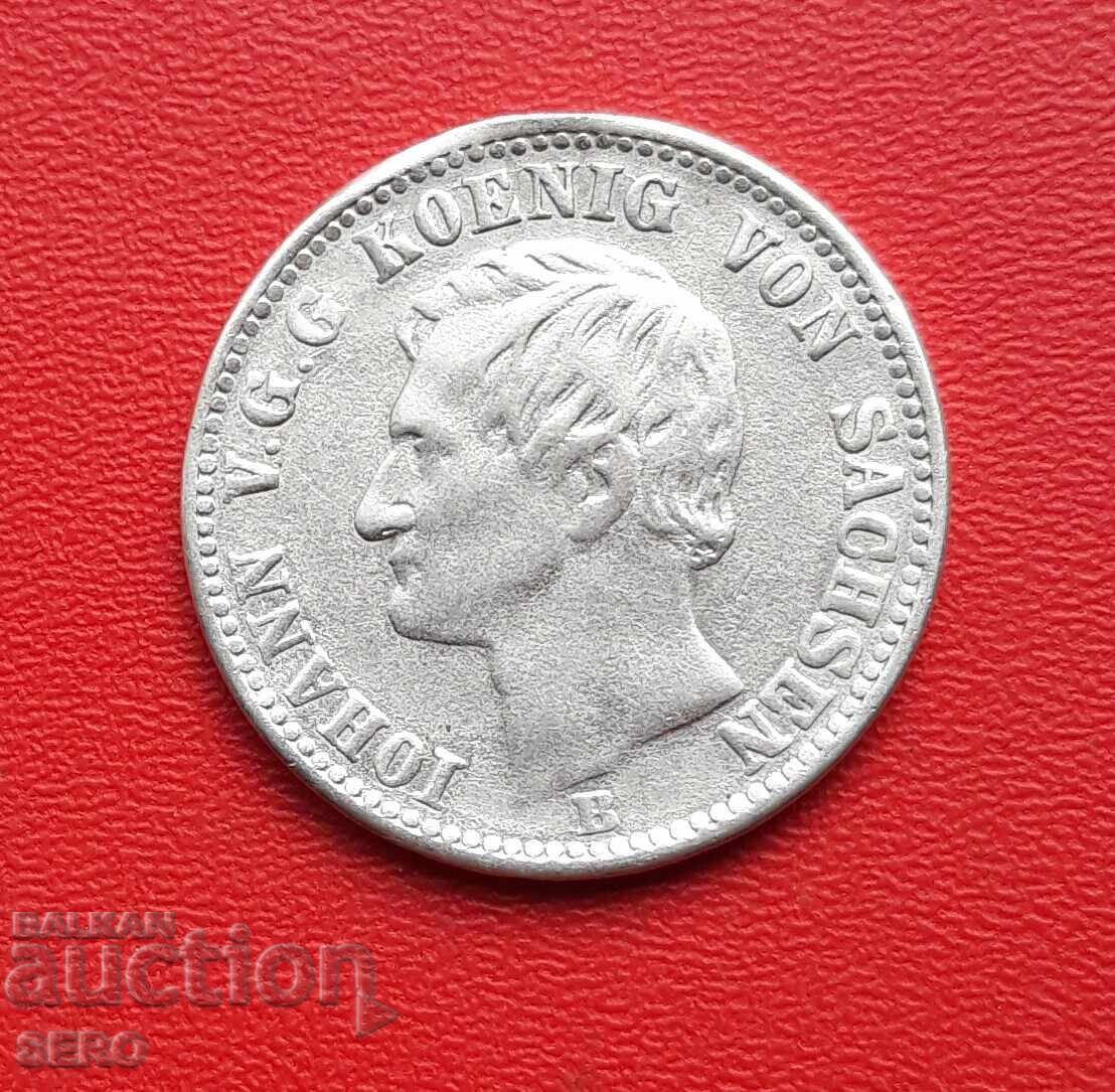 Γερμανία-Σαξονία-1/6 Τάλερ 1866 Β-σειρά με τιμή € 21.01 | 41.09 BGN