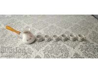 Social set consisting of a cezve and 6 cups
