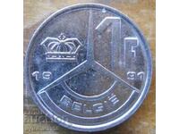 1 franc 1991 - Belgia