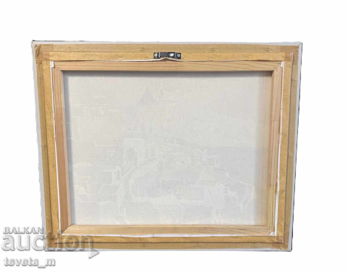 Tablou Santorini, ulei pe pânză cu preț € 30.00 | 58.68 BGN