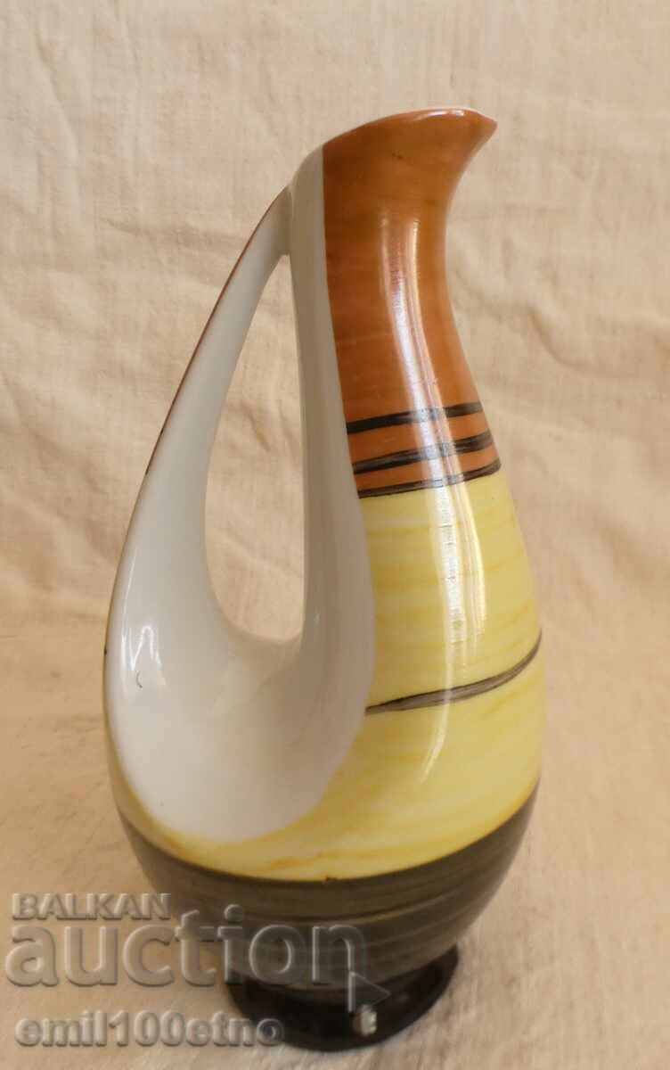 Jug shaped stylized bird old Bulgarian porcelain Isis with price € 7.50 | 14.67 BGN