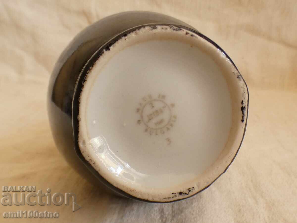 Jug shaped stylized bird old Bulgarian porcelain Isis - 6