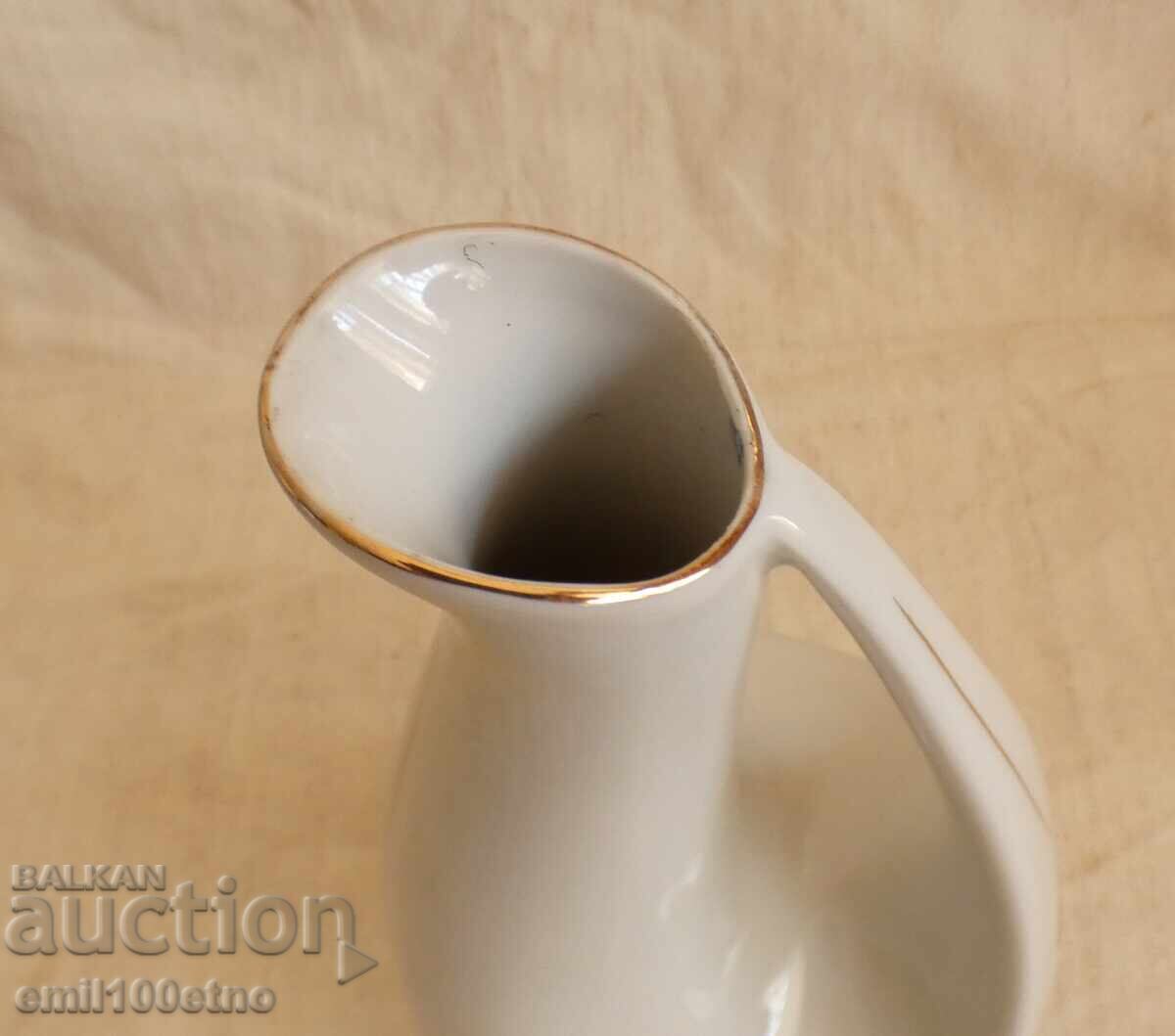 Delivery of Jug shaped stylized bird old Bulgarian porcelain Isis