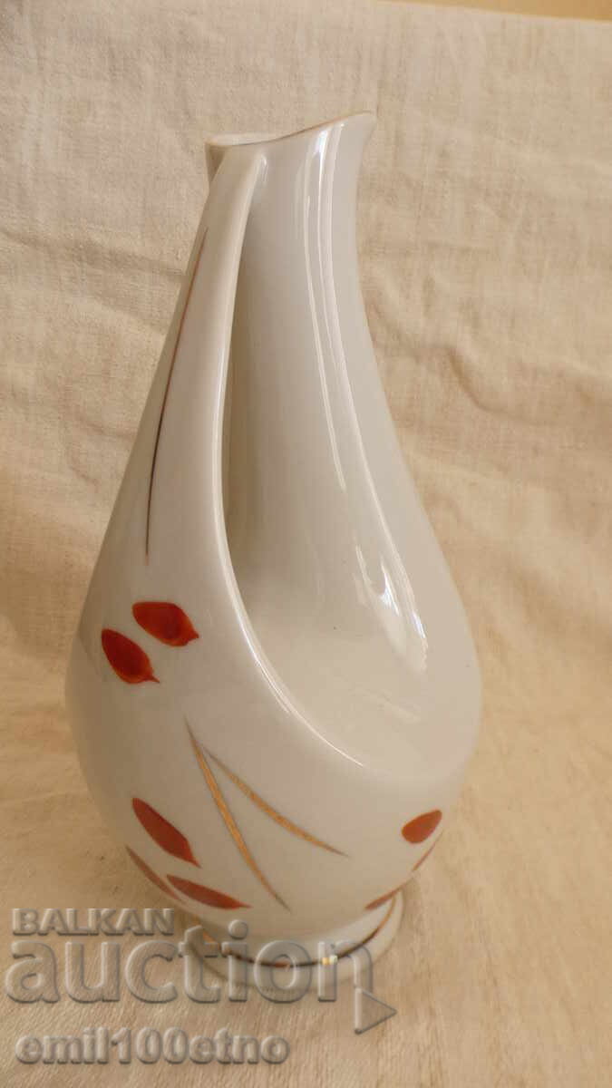 Jug shaped stylized bird old Bulgarian porcelain Isis - 6