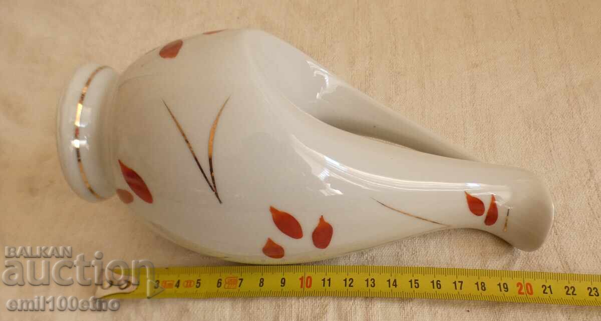 Jug shaped stylized bird old Bulgarian porcelain Isis - 7