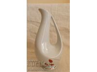 Jug shaped stylized bird old Bulgarian porcelain Isis