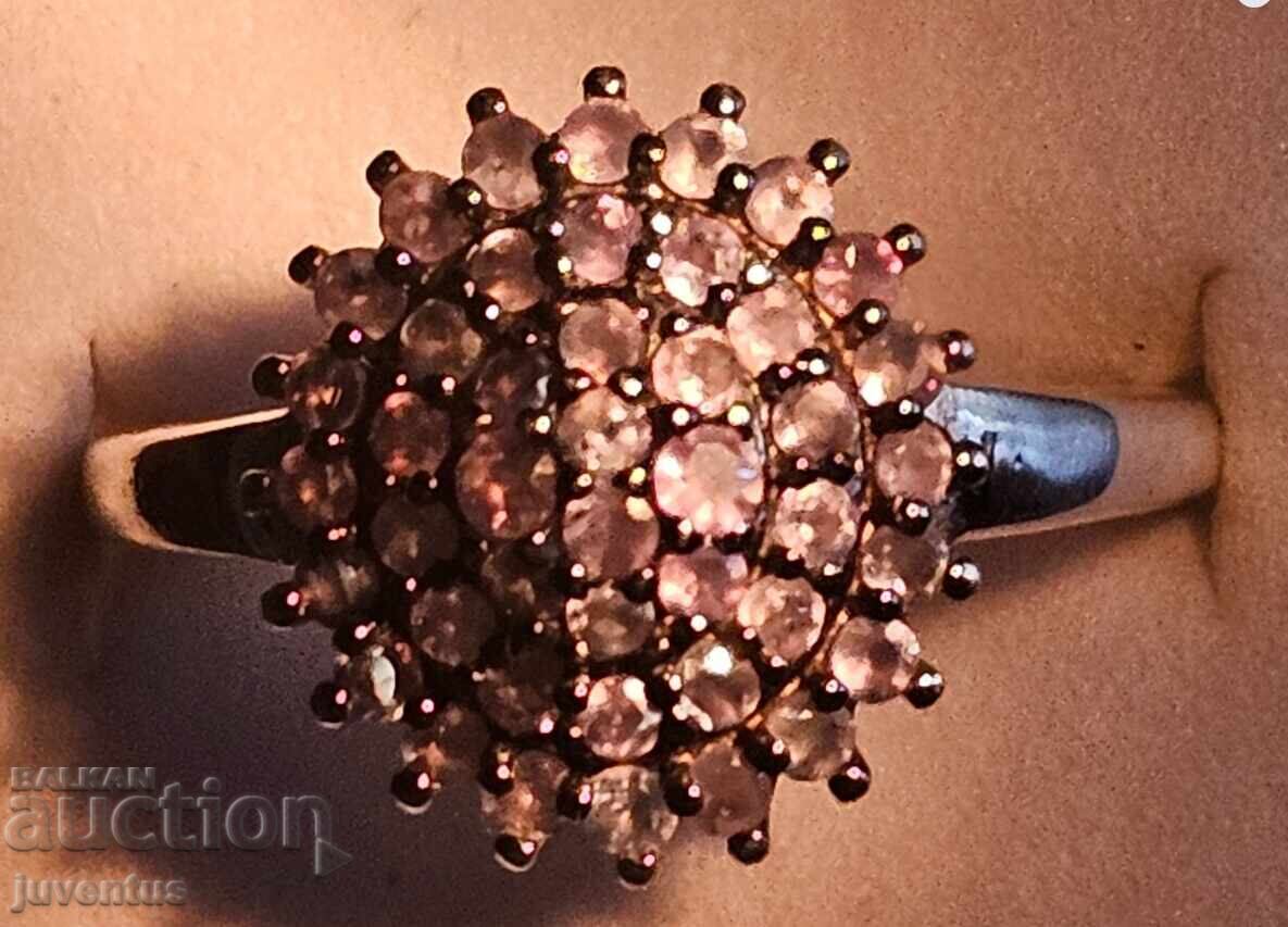 Licitație INELE DE ARGINT CU ALEXANDRITE NATURALE CERTIFICAT