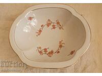 Beautiful salad bowl / fruit bowl - old Bulgarian porcelain