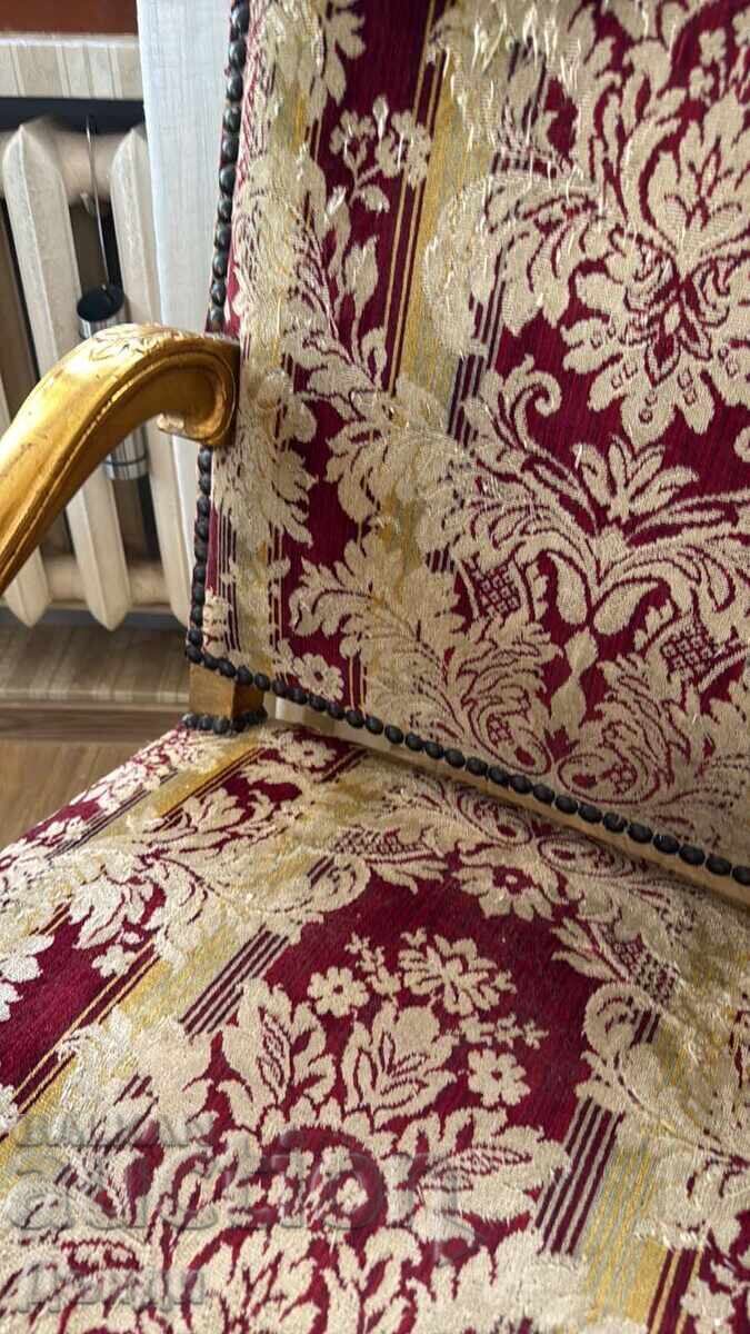 Auction  Antique, old baroque armchair
