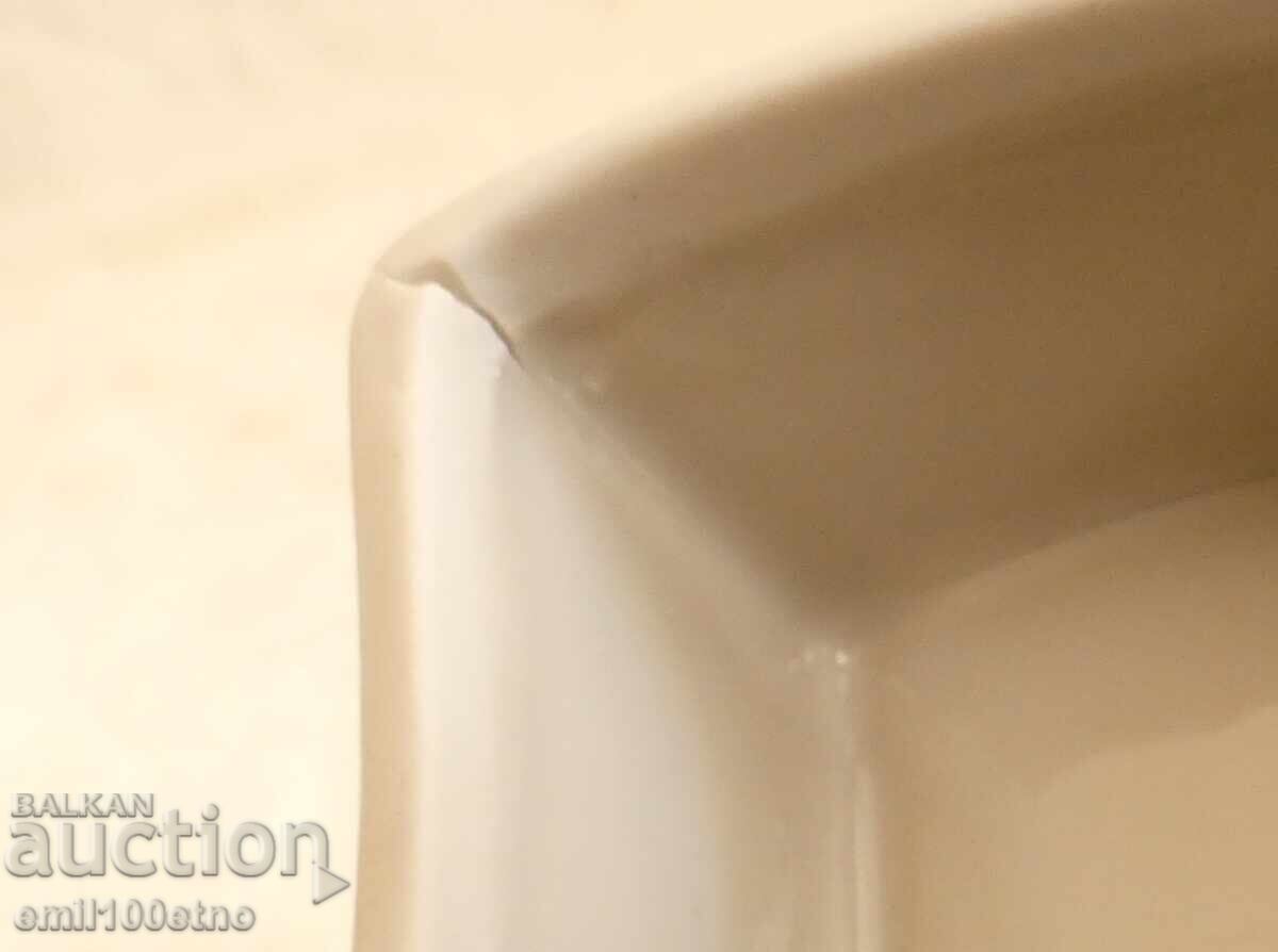 Кутия за бижута стар български порцелан  Китка Нови Пазар - 6