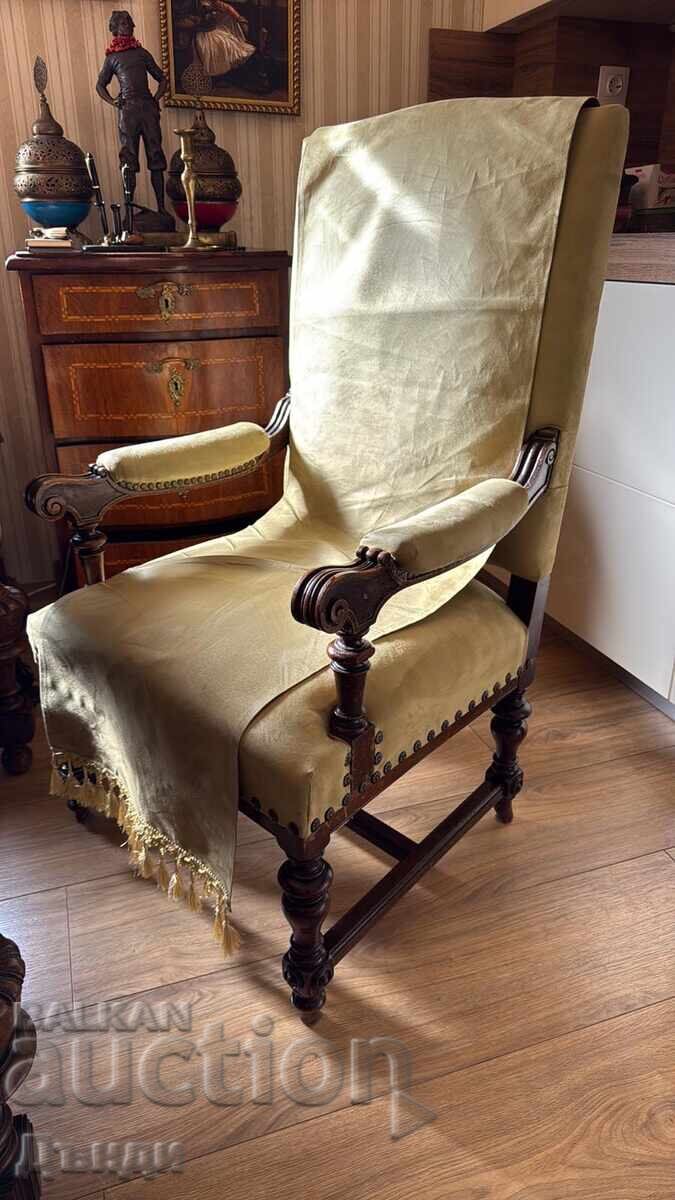 Σετ καρεκλών αντίκες, παλιά κάστρα, παλιά πολυθρόνα, τραπέζι με τιμή € 2900.00 | 5671.91 BGN