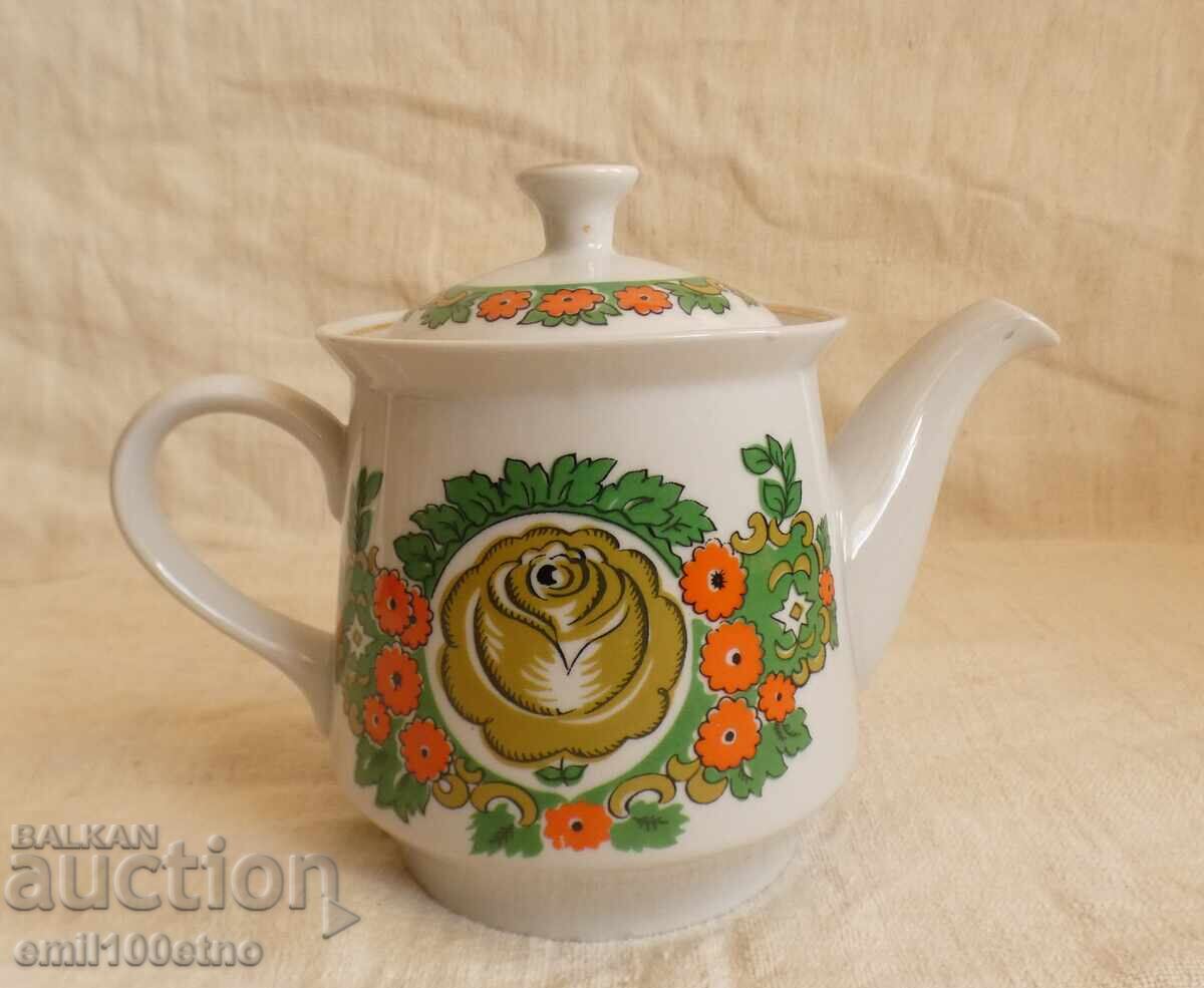 Ceainic mic porțelan vechi URSS - 5 Ceainic mic porțelan vechi URSS - 5